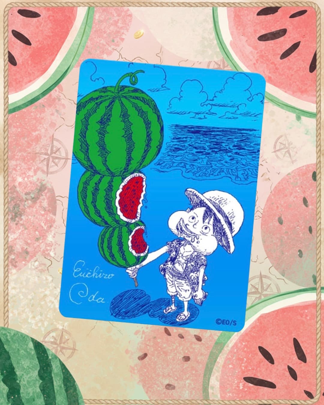 One Piece Eiichiro Oda Signed Promo Card